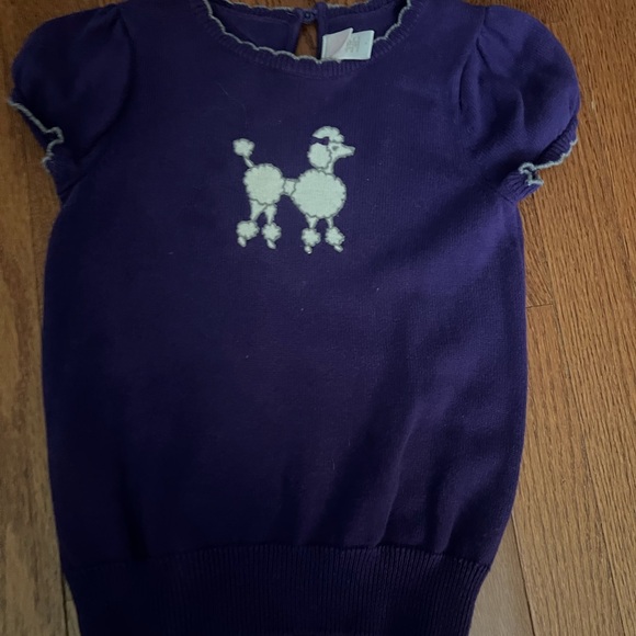 Janie and Jack Poodle Chic size 6 sweater and size 7 skirt - Picture 3 of 5